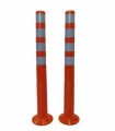 POTEAU SUPERFLEXI ORANGE 4 BANDES